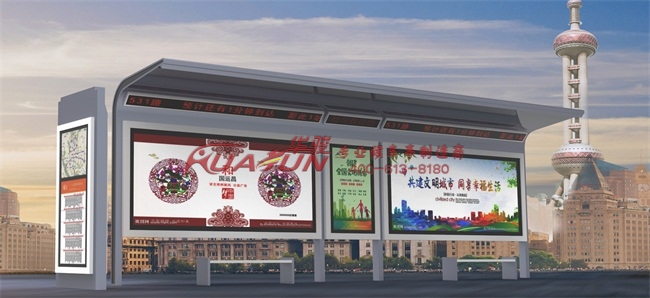 河南许昌第二批候车亭发货