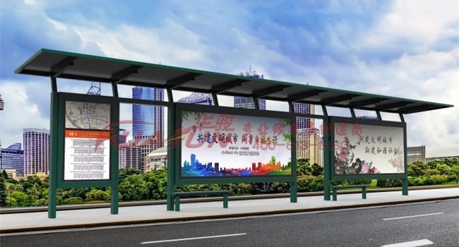 湖南长沙第十一批候车亭发货