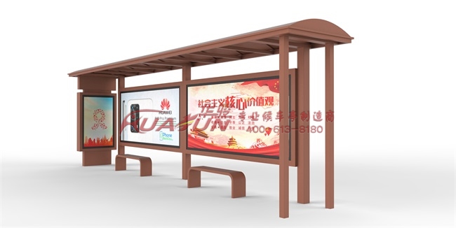 江苏徐州现代公交候车亭发货