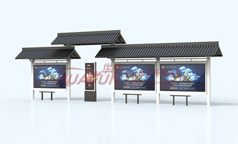仿古候车亭HJ-787款