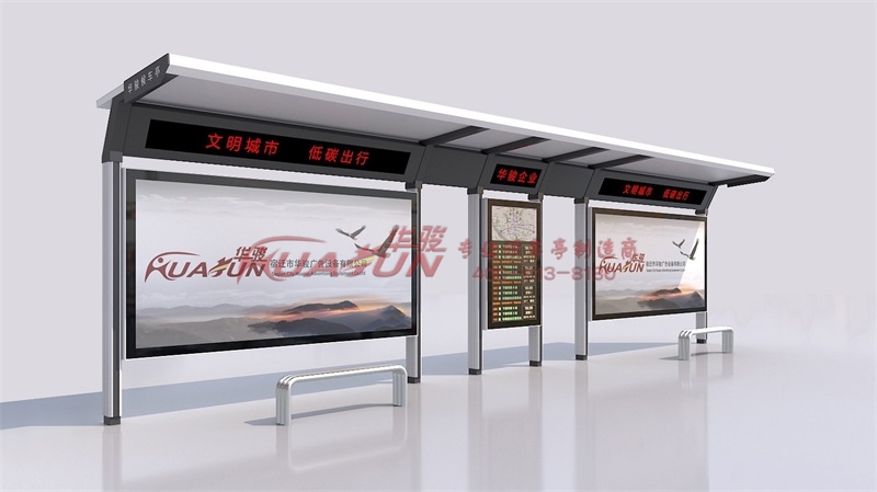 江苏徐州候车亭灯箱再次发货