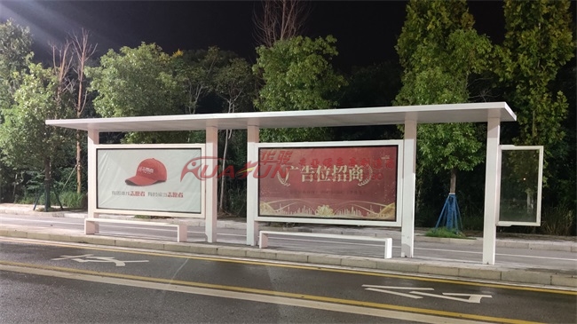 湖南长沙不锈钢候车亭发货