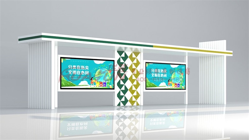 现代款候车亭HCT-812款
