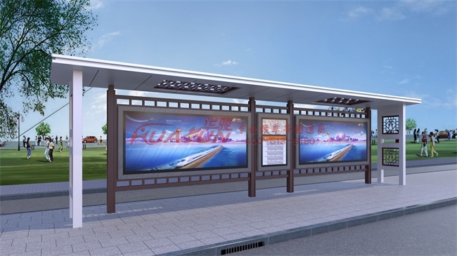 河南辉县候车亭发货