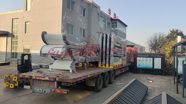 新疆克拉玛依港湾候车亭发货