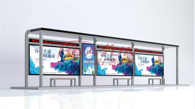 安徽马鞍山第二批候车亭发货