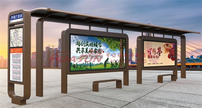 四川乐山首批候车亭发货