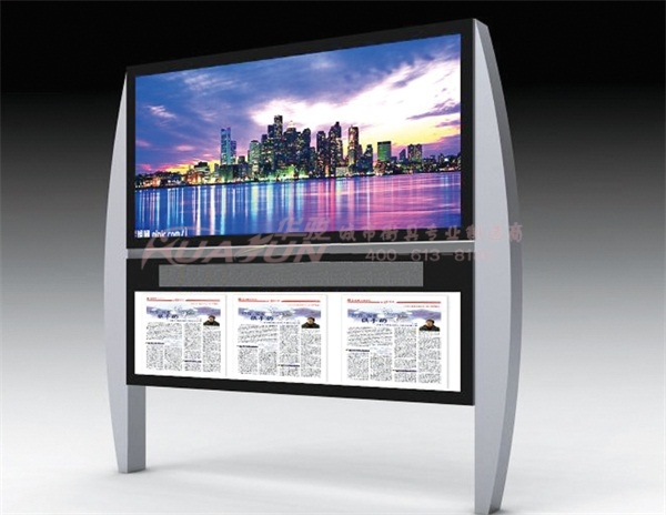 甘肃兰州不锈钢喷塑宣传栏发货