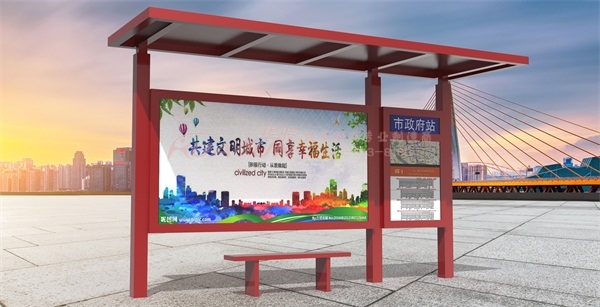 河北黄骅第四批候车亭发货(图1)