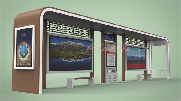 湖南邵阳候车亭发货(图1)