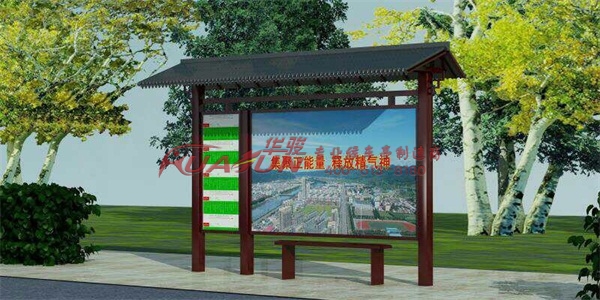 河南信阳首批候车亭发货