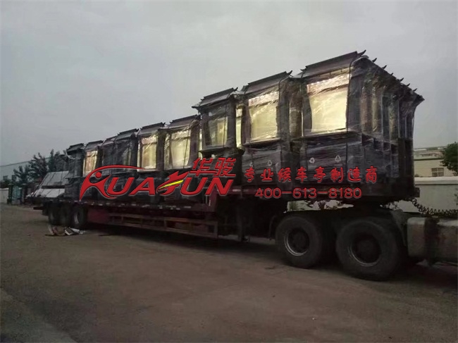 山东临沂广告垃圾箱发货(图2)