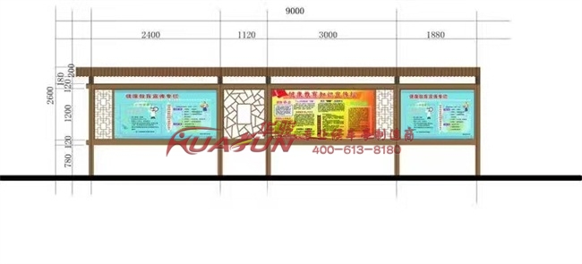江苏昆山大型宣传栏发货(图1)