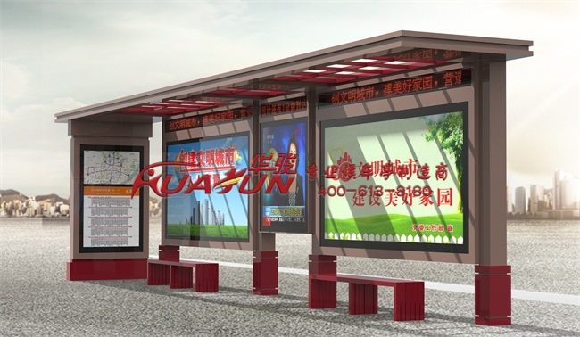 陕西榆林候车亭发货(图1)