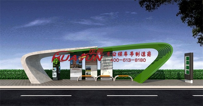 江苏苏州首批异形候车亭发货