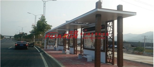 贵州都匀候车亭安装(图2) 贵州都匀候车亭安装(图2)