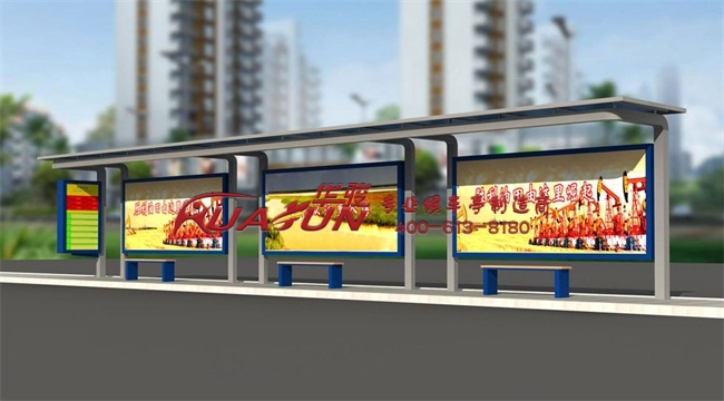 湖南郴州候车亭发货(图1)