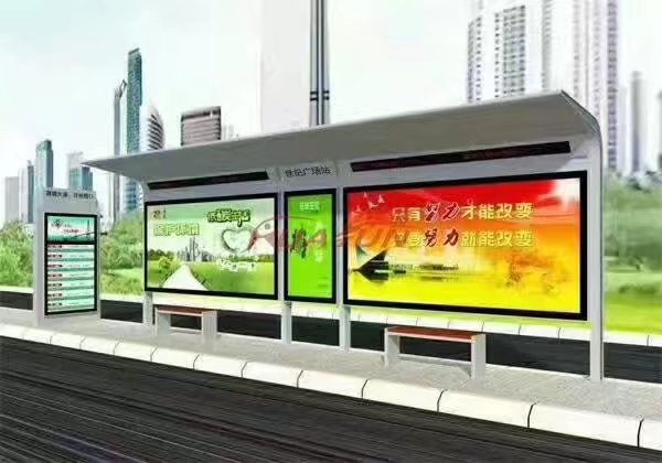 河南周口第三批候车亭发货