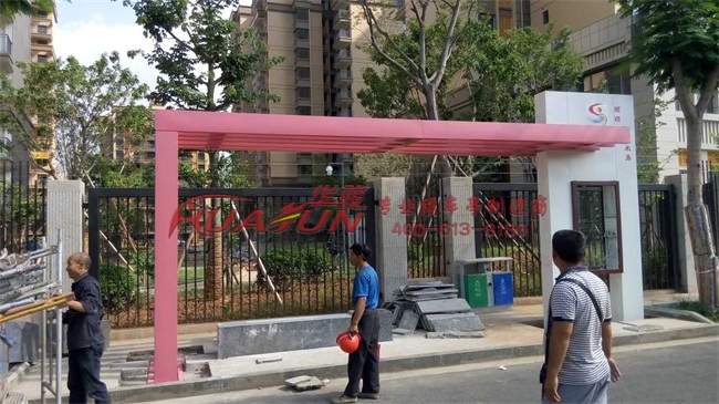 四川攀枝花候车亭安装