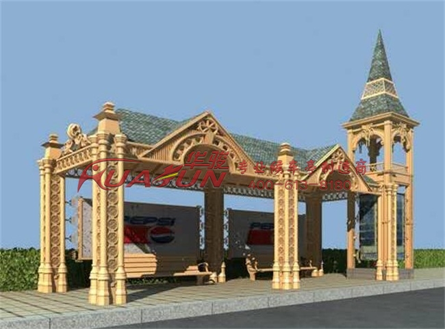 哈尔滨公交候车亭发货