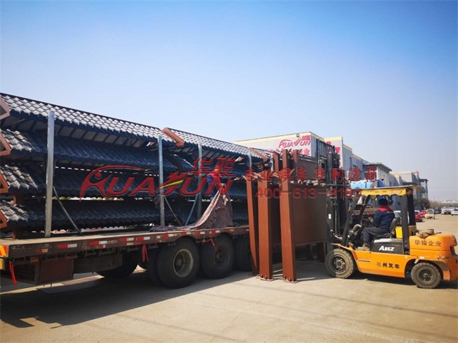 山东泰安第二批候车亭发货(图3)