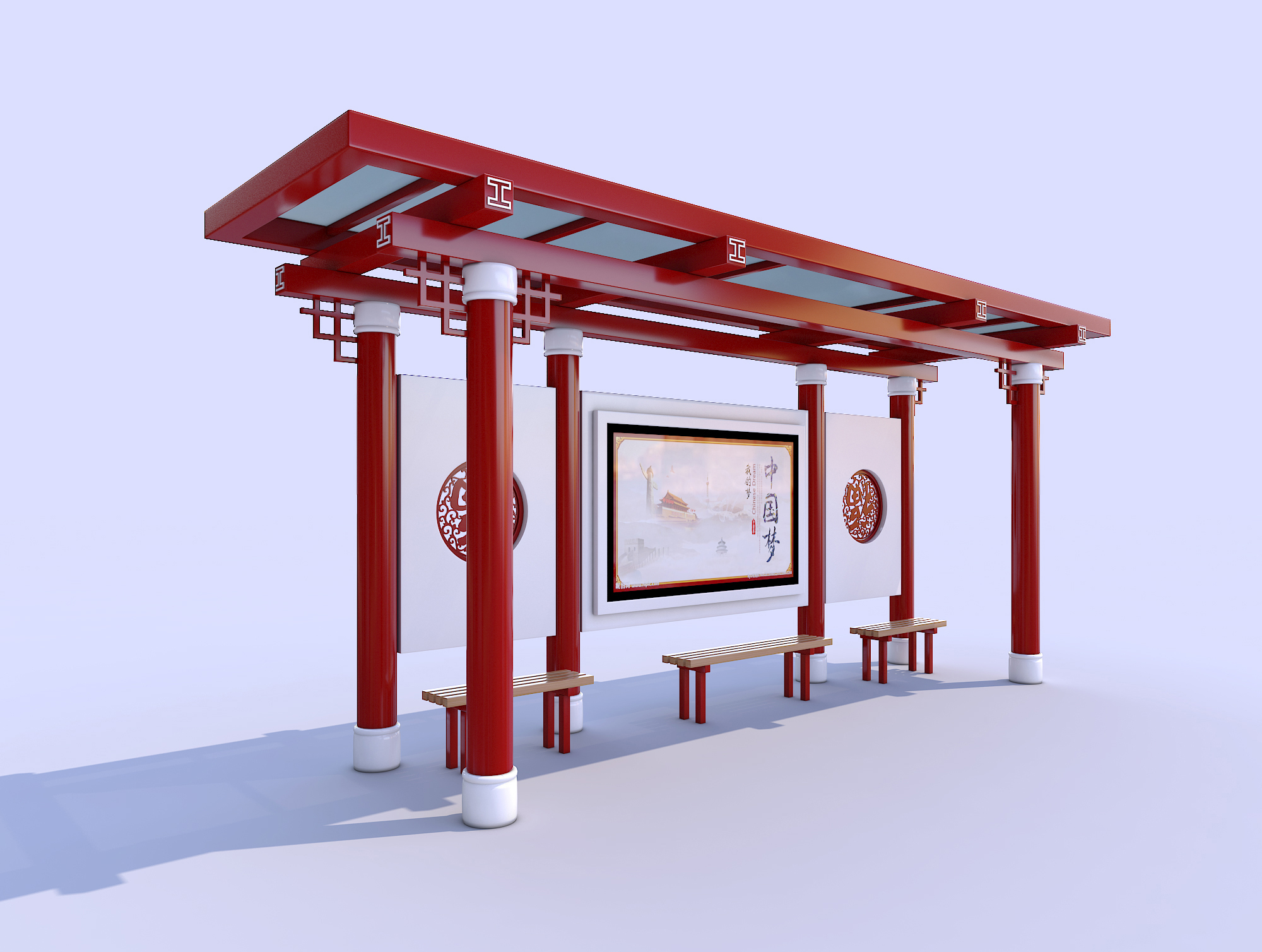 户外公交候车亭灯箱的生产流程