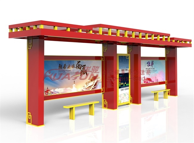 仿古候车亭HCT-670款