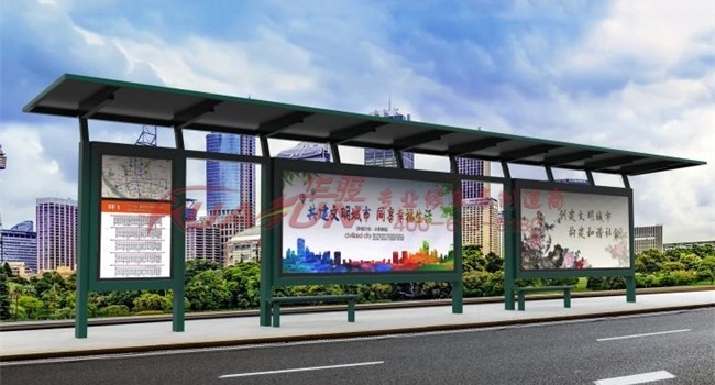 湖南长沙第十二批候车亭发货