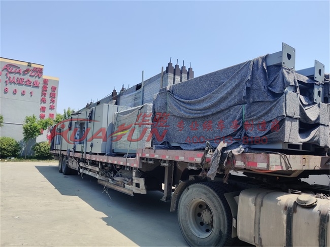 河南新乡第十五批城市候车亭发货(图1)