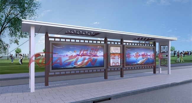 河南新乡第二十批城市候车亭发货(图1)