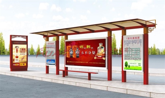 河北第三批公交候车亭发货(图1)