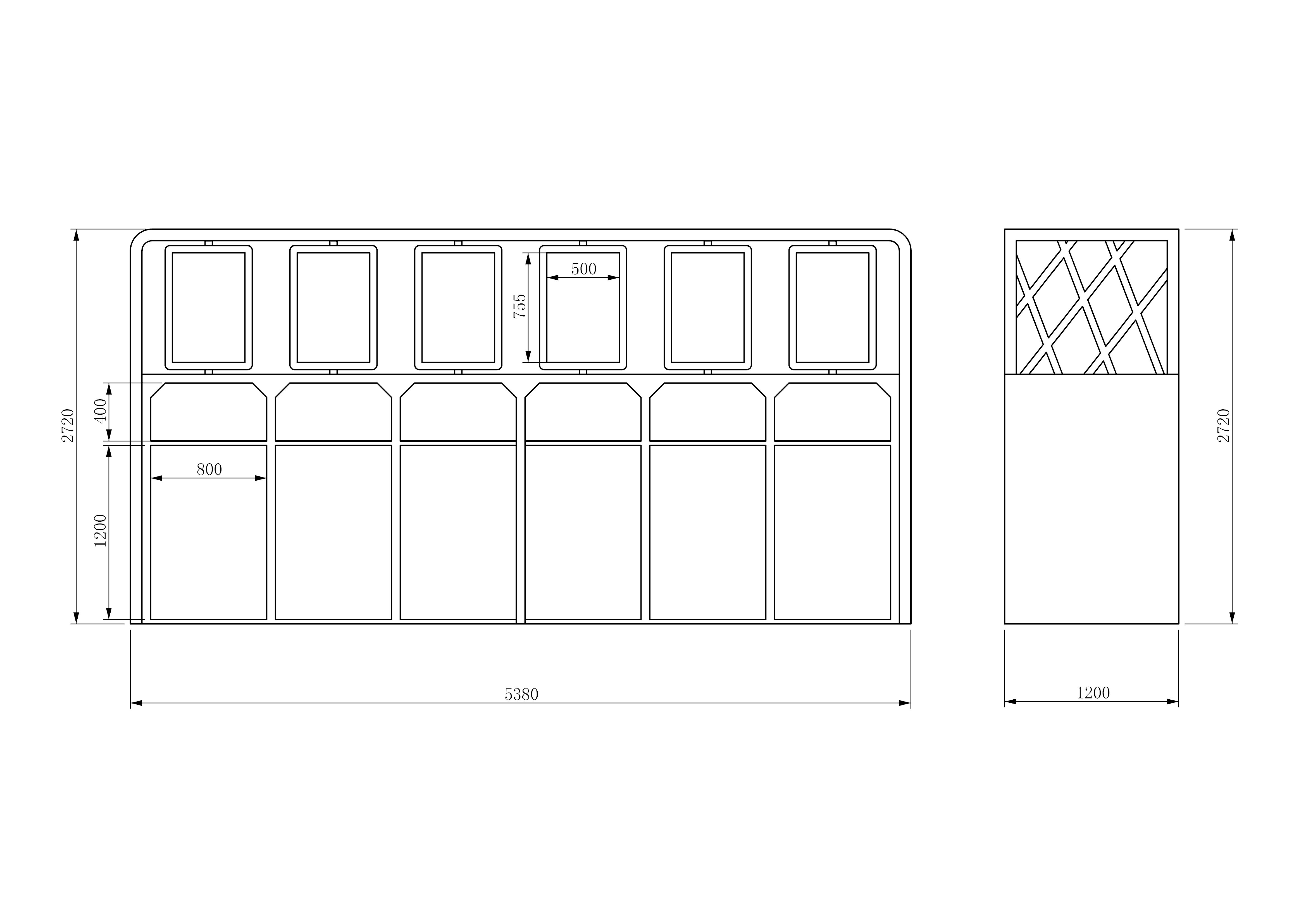 浙江杭州分类垃圾箱发货(图1)