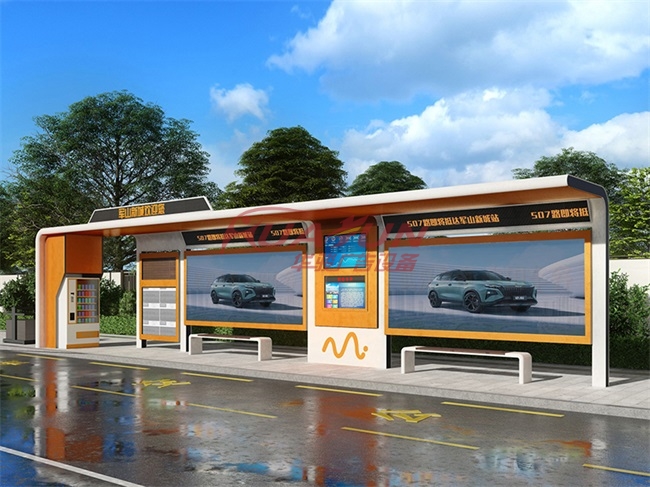 湖北武汉第四批智能候车亭发货