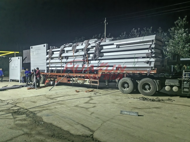 浙江衢州智能候车亭发货