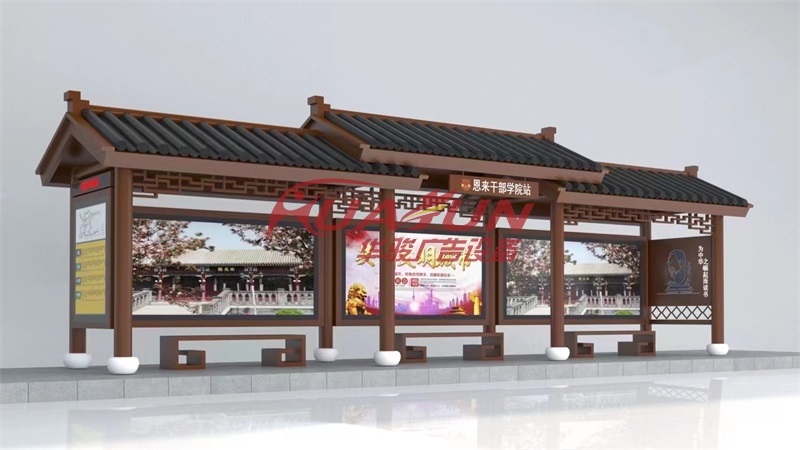 江苏淮安公交站台灯箱发货