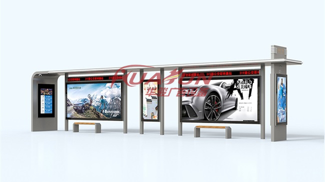 长沙市政公交候车亭发货