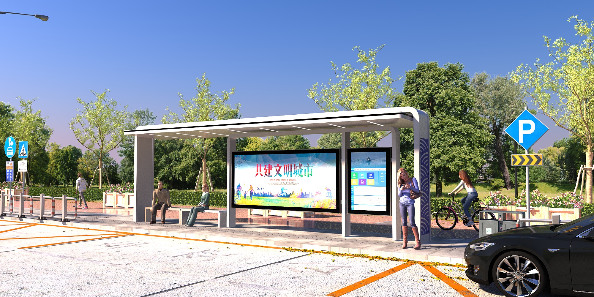 设计候车亭座椅时需要注意哪几方面