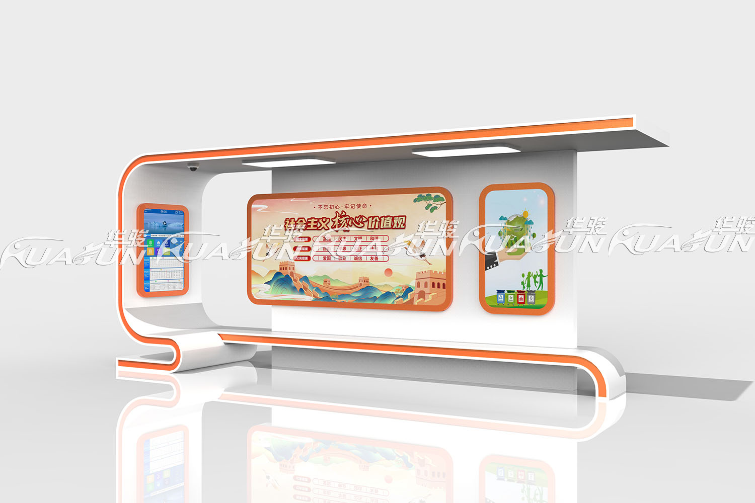 华骏--如何选购坚固耐用的候车亭延长使用寿命？