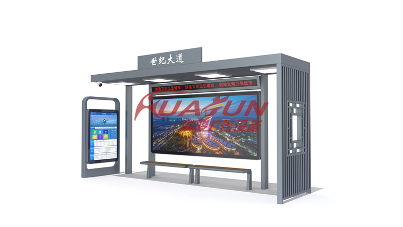 云南昆明5米公交候车亭发货