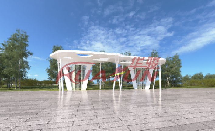 钢铁与自然的交响——探索钢结构廊架的现代美学与实用功能"