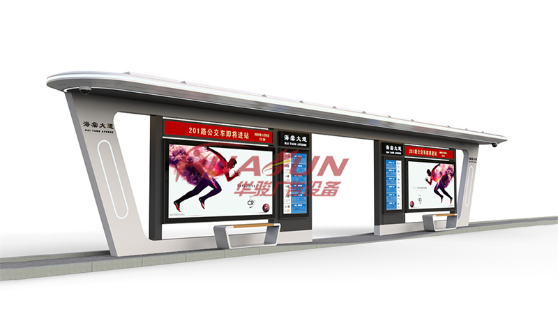 现代候车亭HCT-1222款