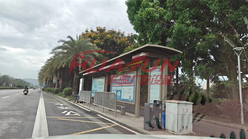 海南陵水公交候车亭发货