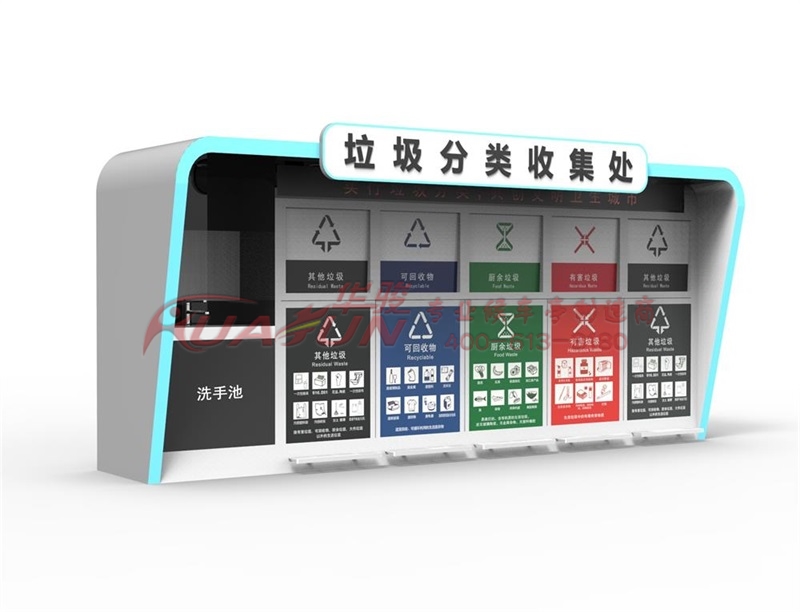 宿迁华骏专业的垃圾分类回收智能柜生产厂家(图1)