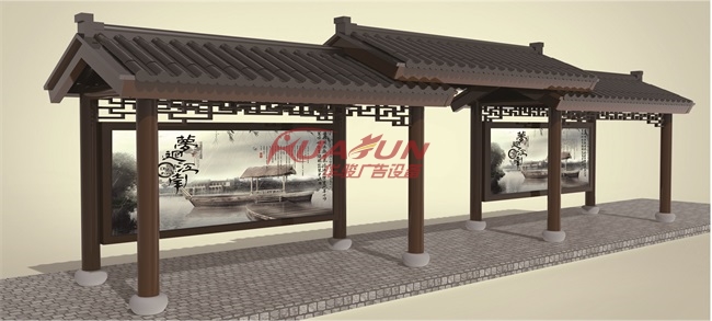 江苏淮安第七批仿古候车亭发货(图1)