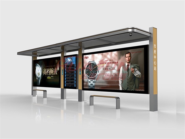 河南周口第十五车候车亭发货(图1)