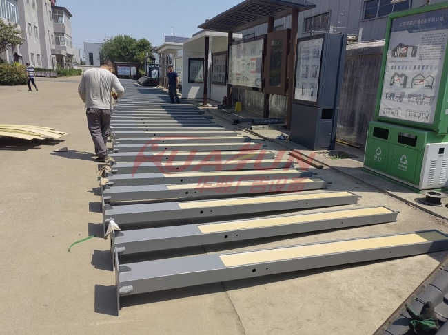 河南周口第十五车候车亭发货(图2)