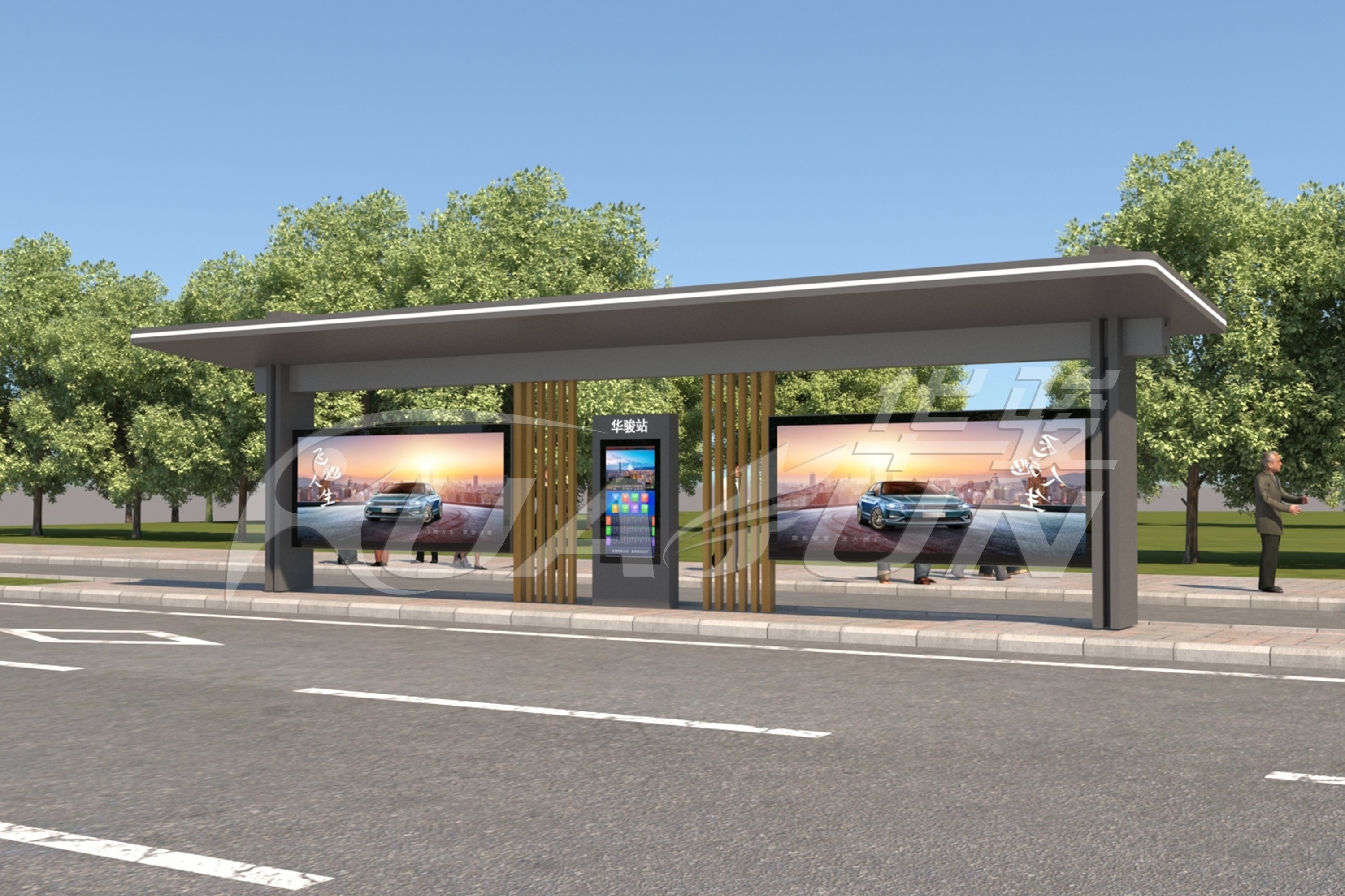 智能候车亭创建美好社会(图2)