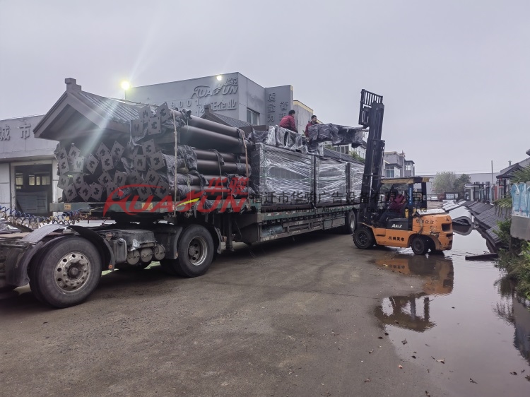 江苏淮安仿古候车亭发货(图3)