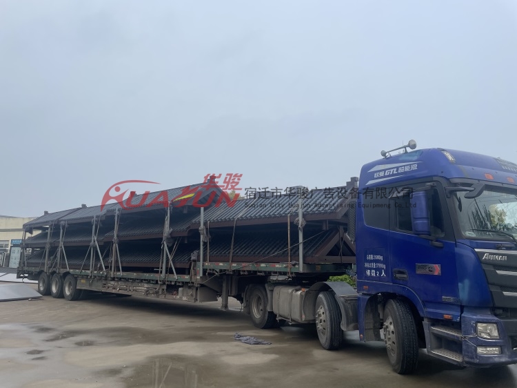 淮安仿古智能公交站台发货(图3)