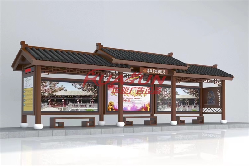 江苏淮安公交站台灯箱发货(图2)